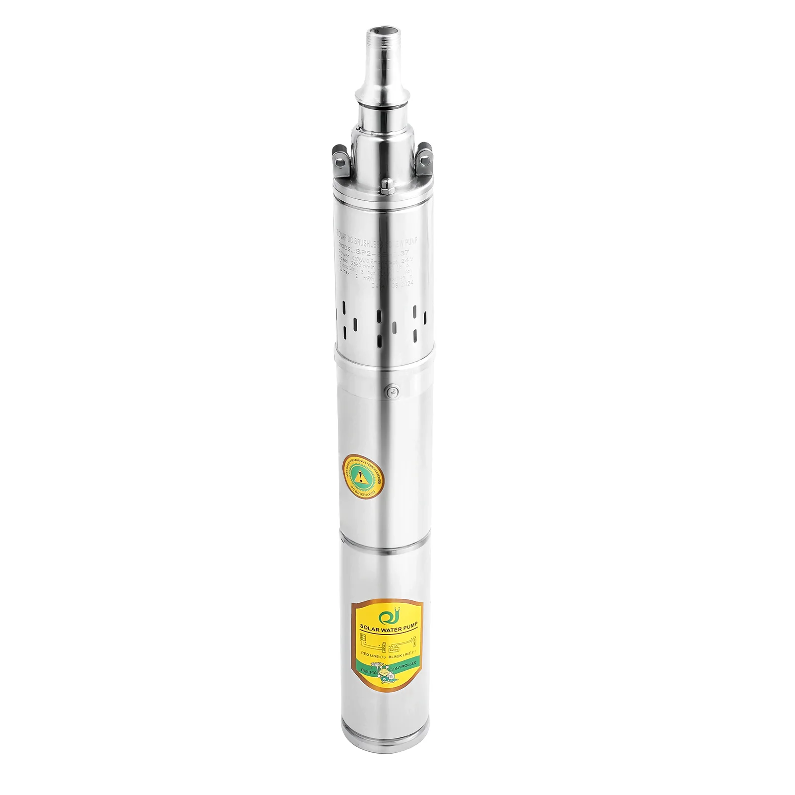 Pompe à eau submersible 24V DC pour puits profond, 370W, 2850RPM, pompe solaire à haute pression pour l'irrigation, l'aménagement paysager, le nettoyage, la construction, l'entretien des jardins, la maintenance urbaine