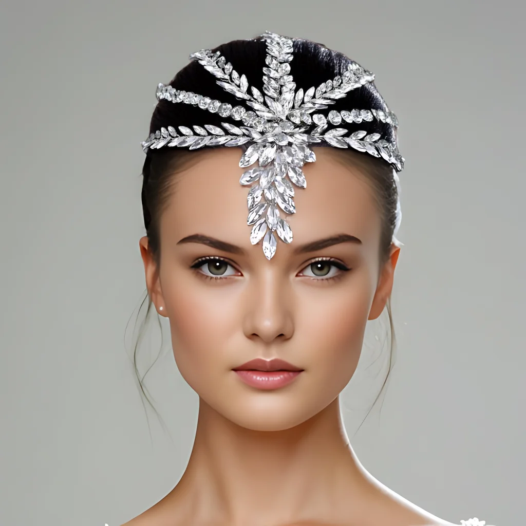 Boho Wedding Headpiece Bridesmaids Crystal Jewelry Hair Accessories Bridal Jewelry Luxury Rhinestone Headdresses HP623