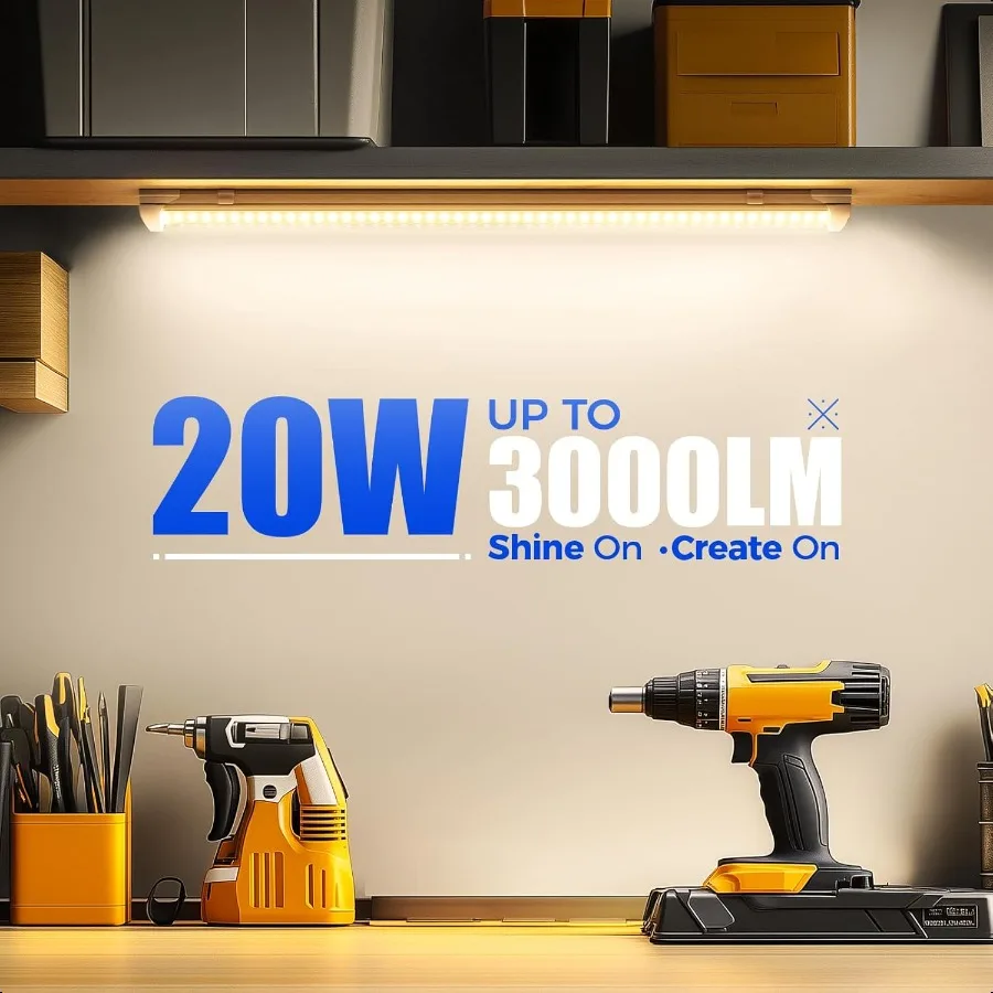 Lampada da negozio a LED 2FT 20W 3000LM 3000K Luci a tubo LED collegabili con copertura trasparente Illuminazione a LED T8 integrata a forma di V Plafoniere a LED