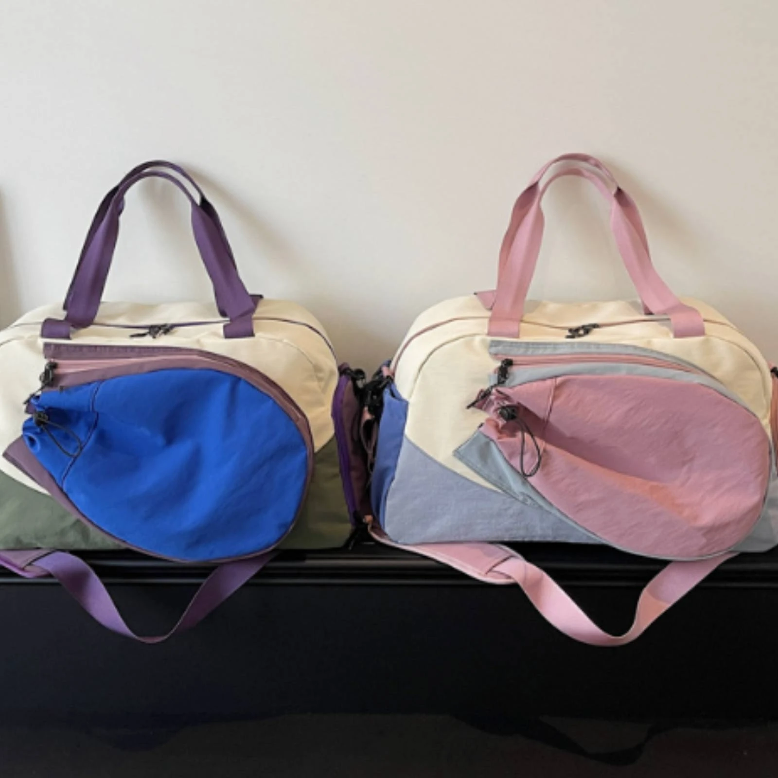 Tennis Racket Bag Spacious Racket Bag Sports Duffel Adjustable Lightweight for Athletes, Travel