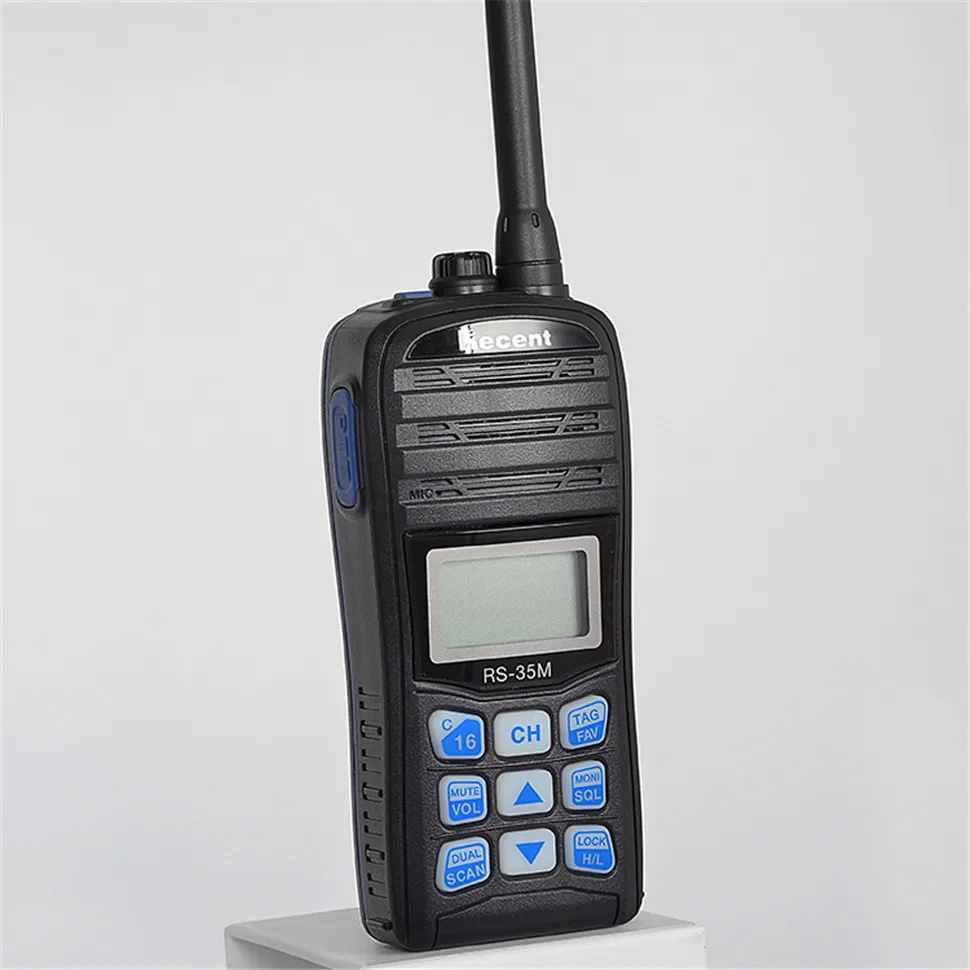 راديو محمول مقاوم للانفجار آمن جوهريًا ومقاوم للماء وجهاز إرسال واستقبال VHF وراديو بحري مدمج في البطارية #4