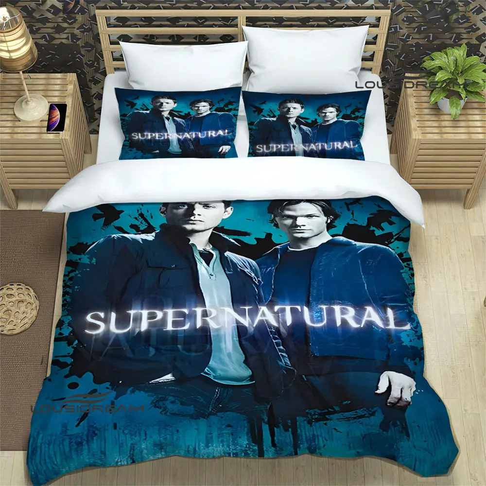 supernatural join the hunt Bedding Sets exquisite supplies set duvet cover bed comforter set bedding set luxury birthday gift