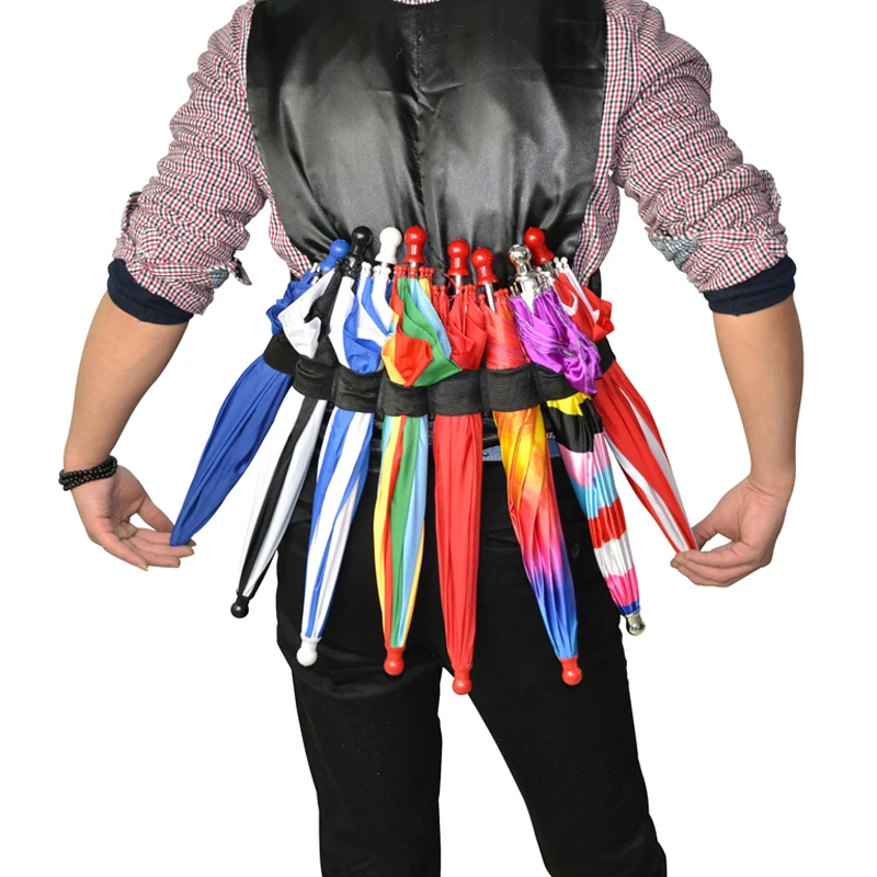 Appearing Umbrella Vest Stage Magic Tricks Props Toys For Professional Magicians