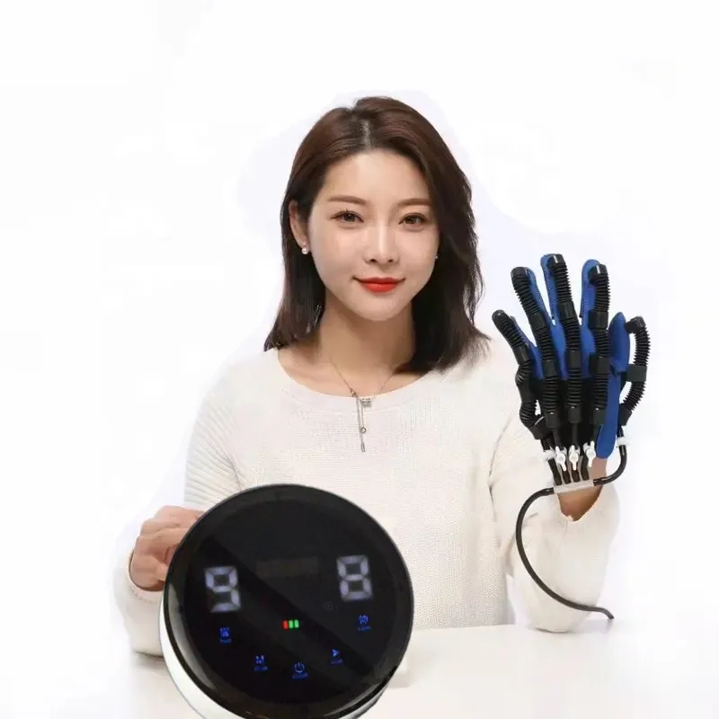 paralysis rehabilitation training finger motor stroke hand robot gloves electric