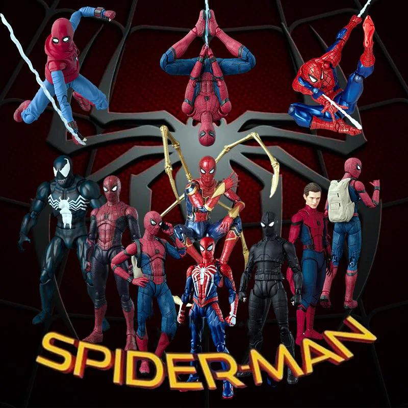 Cartoon Spider-Man Photo Backdrop Super Hero Web Slinger Boys Birthday Party Supplies Baby Shower Photography Banner Props