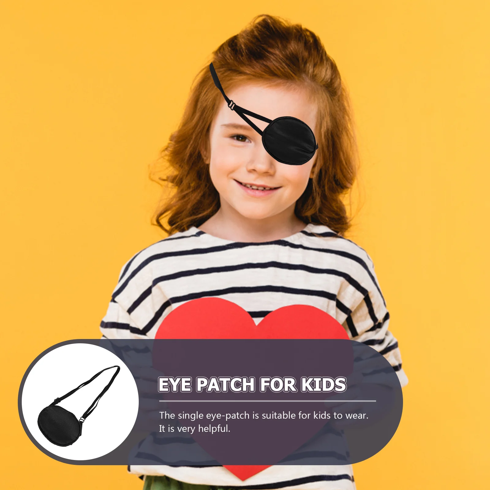 

Natural Silk Patch For Kids Breathable Single Eye Mask Lightproof Comfortable Weak Sight Eye Patch Amblyopia Treatment