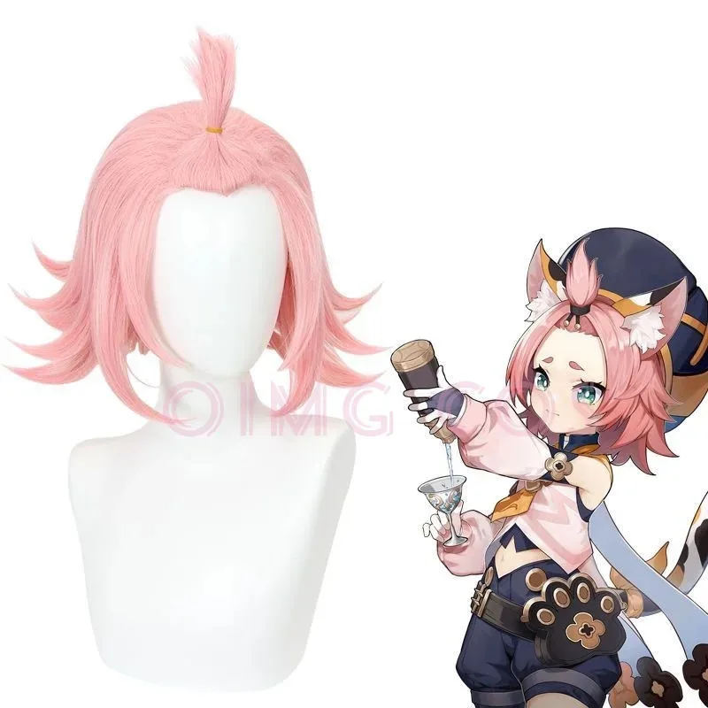 

Genshin Impact Diona Косплей Парик Аниме Костюмы на Хэллоуин для женщин Игра