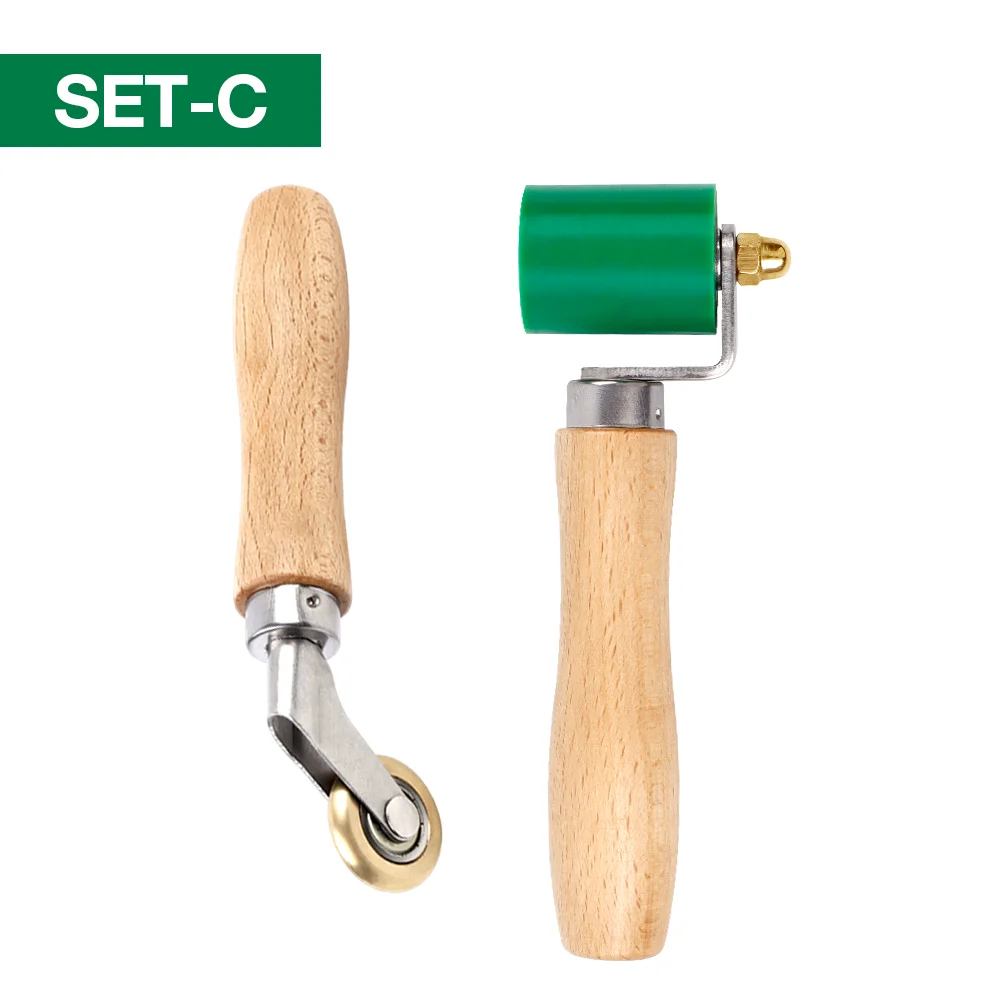 40-mm-Silikon-Handrad, 6-mm-Messing-Druckrolle, manuelles Schweißwerkzeug, hochtemperaturbeständige Druckrolle, Bodenschweißen, geeignet für PVC/TPO/EPDM-Materialien.