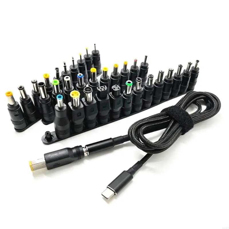 

N1HD TypeC To Trigger Line 100w Laptop Adapter Cord Comes 34 Connecttors