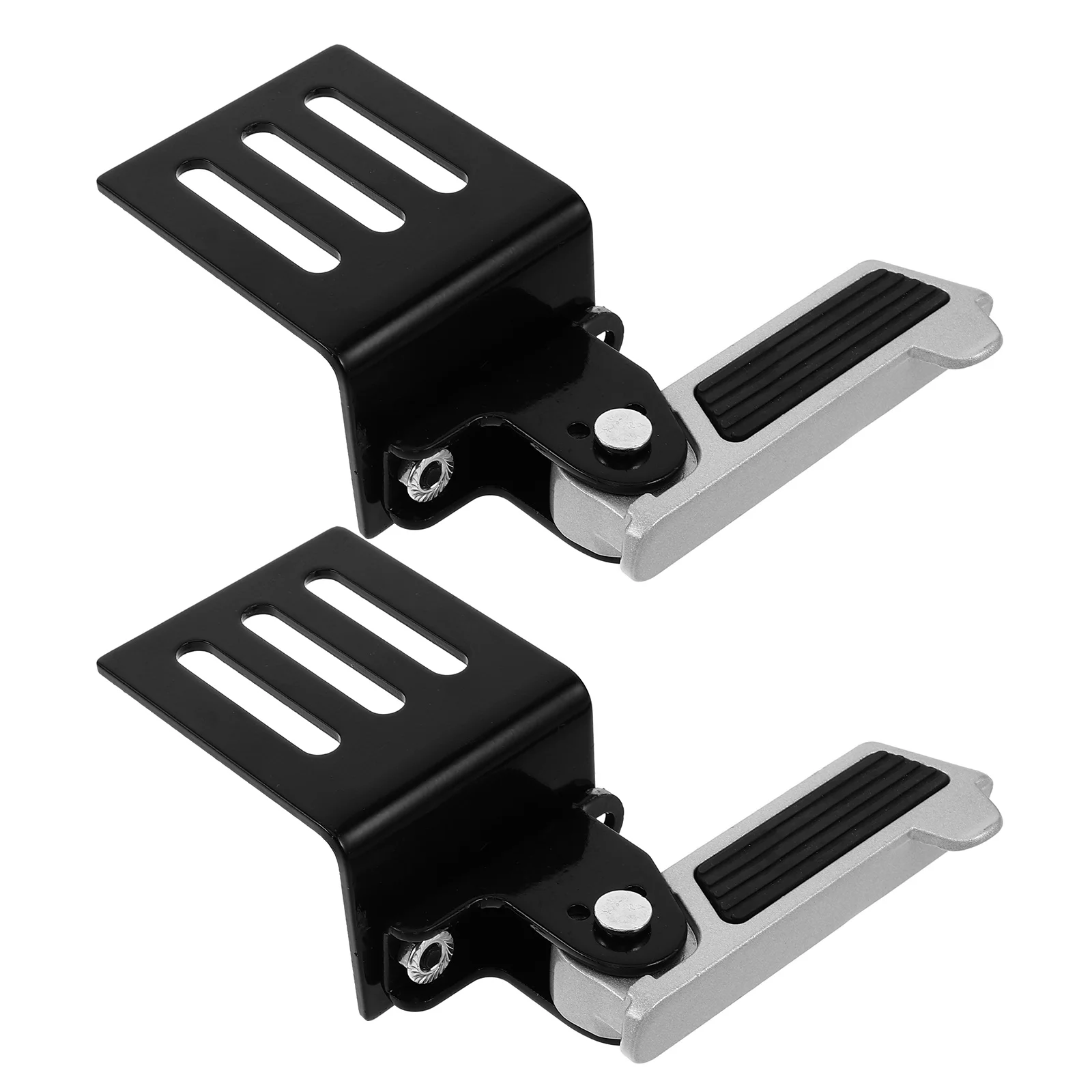 

1 Pair Universal Folding Aluminum Alloy Foot Pegs For Electric Scooters And Motorcycles Non-Slip Front Foot Pegs For Riding
