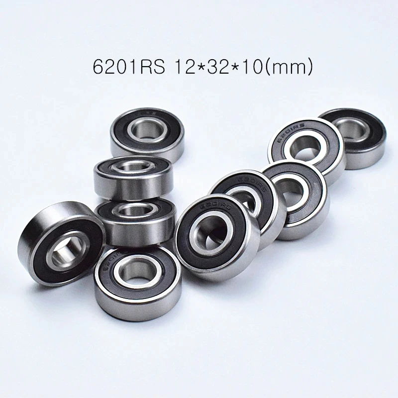 10Pcs 6200 6201 6203 ZZ / 2RS Chrome Steel Deep Groove Ball Bearings