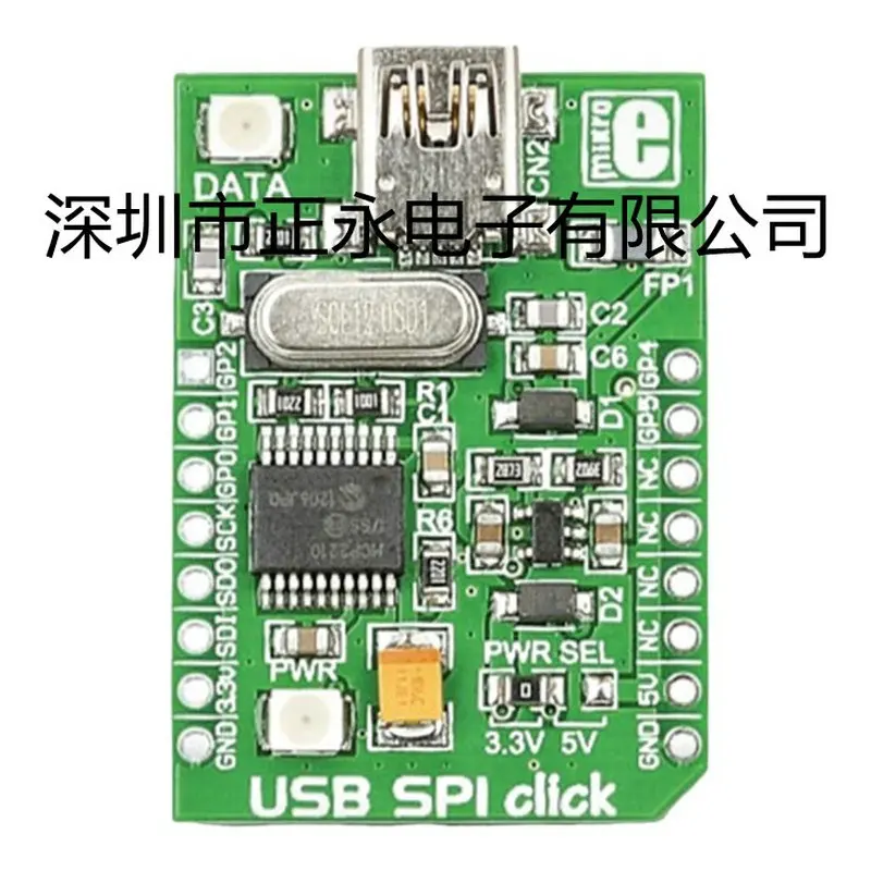 

Spot MCP2210 module MIKROE-1204 BOARD USB SPI CLICK development board