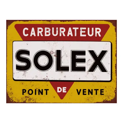 Solex Retro Replica style metal tin sign/plaque HOME Decor