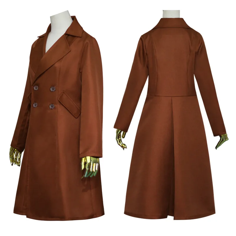Megan Costume M3GAN American Horror Movie Same Style Adult And Children Cosplay Dress Coat