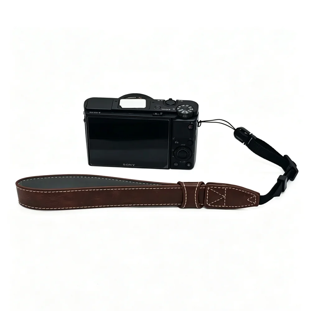 PU Leather Camera Strap Camera Wrist Strap Hand Grip Wristband for X20/X100/X100S/A7/A7R/A7S/A7II/A6000/A5100/A5000/RX1/RX1R