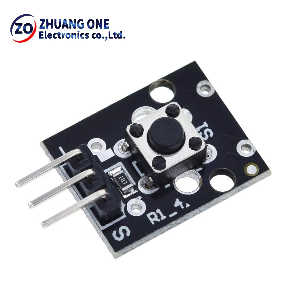 KY-004 3 Pim Düğme Anahtar Sensör Modülü: Arduino Projesi İçin Güvenilir ve Kolay Kullanım