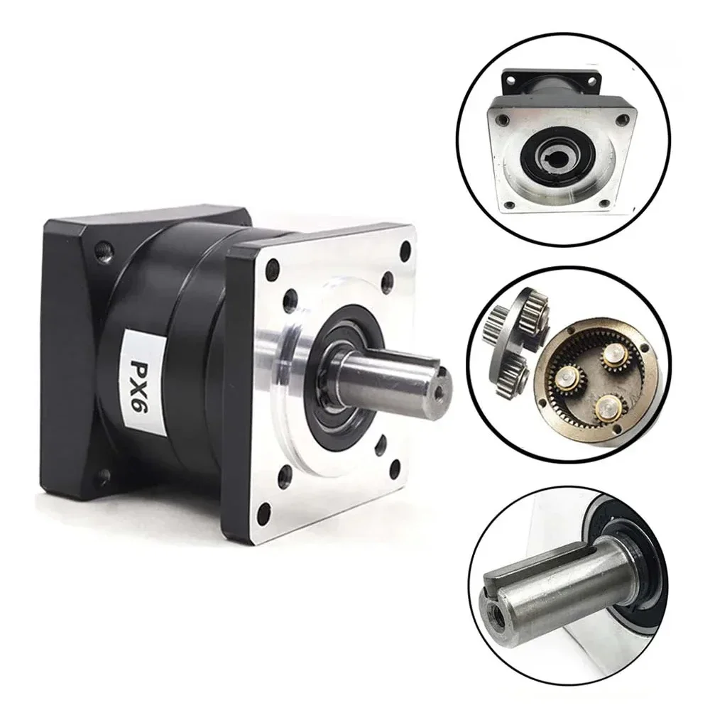 80mm Servo Motor Reducer Planetary Gearbox 19/14mm Input Ratio 3:1,5 to 1,8:1,10:1,16:1,36:1~216:1 for 80mm Brushless Motor