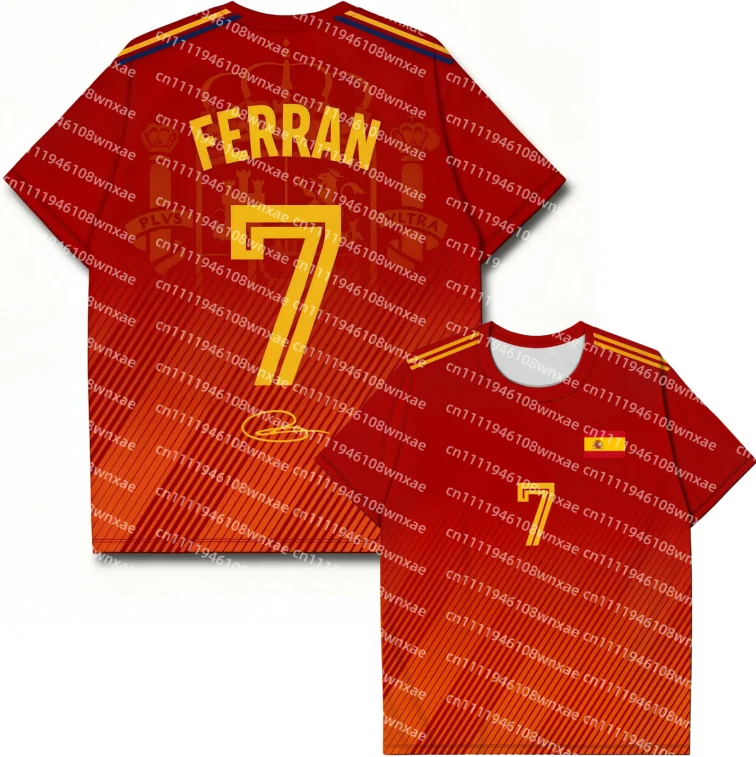 2026 Explosions Spain NO.19 Soccer Quick-drying T-shirt All Size Short Sleeve O-neck Football Yamal Fans Cheer Jersey Tops