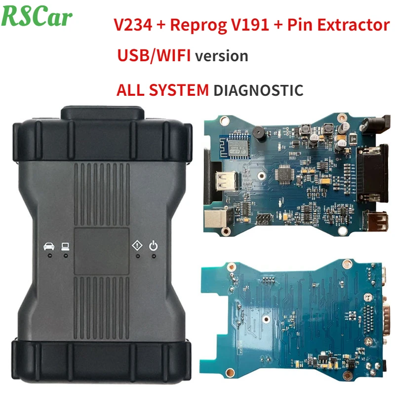 

Wifi V234 for Renault VCI CAN CLIP Diagnostic Interface Programming Tool 2in1 Scanner for Renault/Nissan Cars Diagnostic Tools