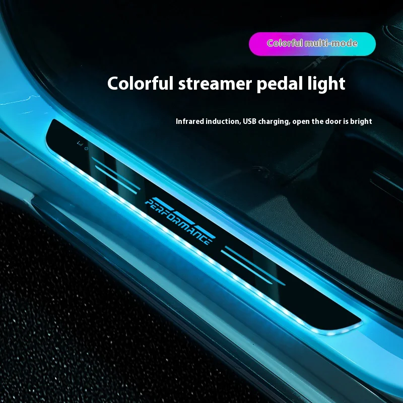 

For BMW Performance M X1 X2 X4 X5 X6 X7 E46 E39 E87 E60 E92 E90 F10 F20 F30 Series LED Car Welcome Pedal Light Door Sill Light