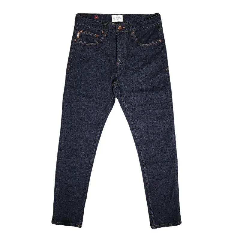 Japanese style fashionable koi fish bone embroidered printed jeans for men, slim fit and elastic small leg original color pants