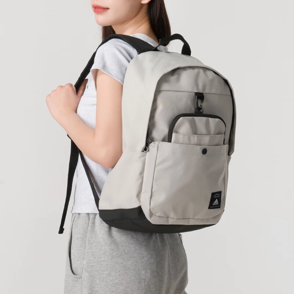 

Adidas Sports Series Light Gray Backpack Spacious Durable For Students Campus Life And Daily Commutes