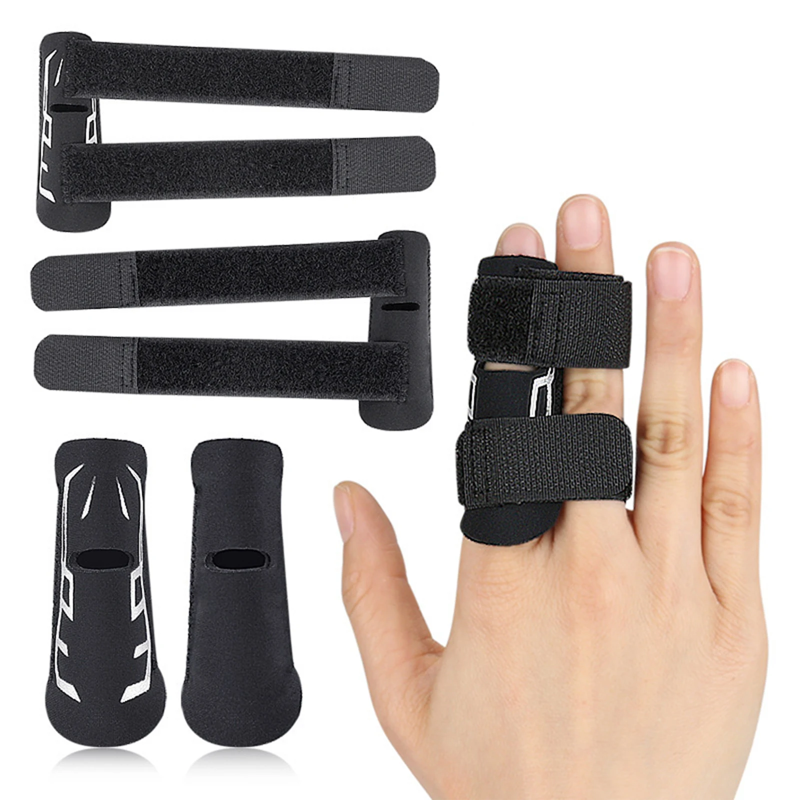 1Pc Finger Splint Wrap Breathable Anti-slip Professional Fingers Guard Bandage Protective Cover Brace Protector