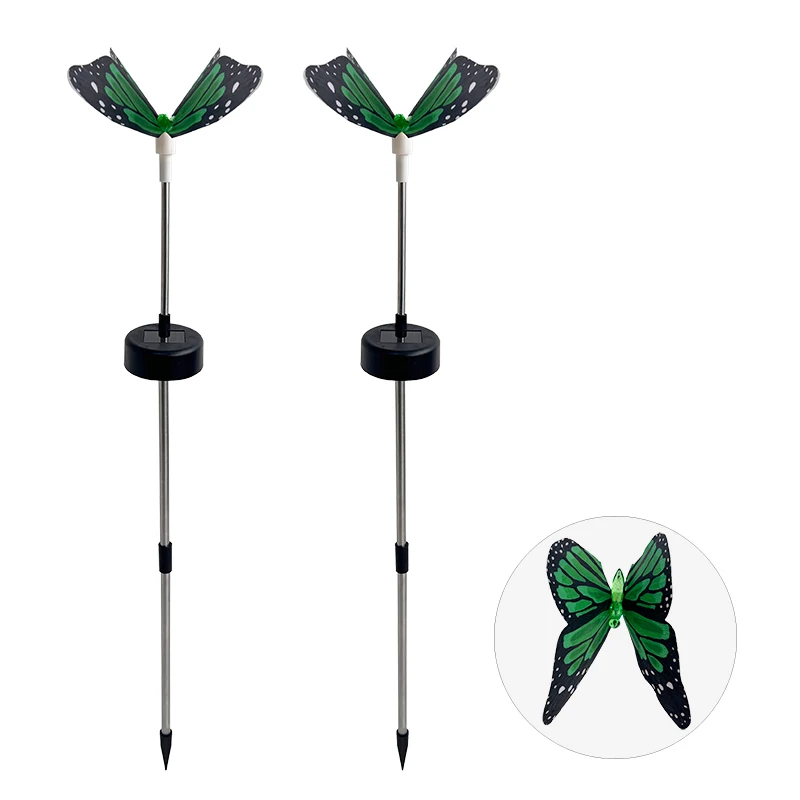 LED-zonne-vlinder buitenverlichting, binnenplaats sfeerlamp, landschapsverlichting, voor tuin, gazon, tuin, park, villa, woondecoratie