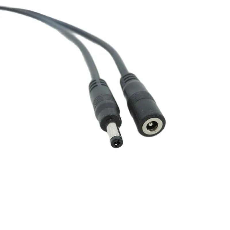 Masculino e Feminino DC Cabo Conector, Power Plug Fio de Extensão, Jack Adaptador de Chumbo, 0.5m, 4.0x1.7mm, 2Pin, 2 Núcleo, 50cm