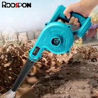 2-In-1 Cordless Electric Air Blower Handle Snow Leaves Blower Sweeper Vacuum Cleaner Dust Collector Tools for Makita 18V Battery