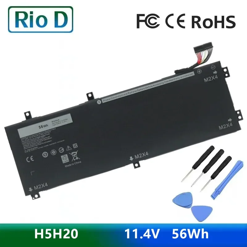 

H5H20 Laptop Battery For Dell XPS15 9560 9570 7590 M5520 M5530 5D91C P56F001 05041 62MJV battery