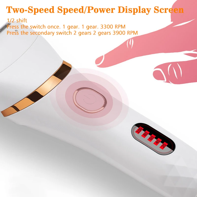 Recortador corporal inalámbrico para depilación de línea de Bikini, con cabezal de afeitado y peine, herramientas para quitar callos de pies recargables 2 en 1