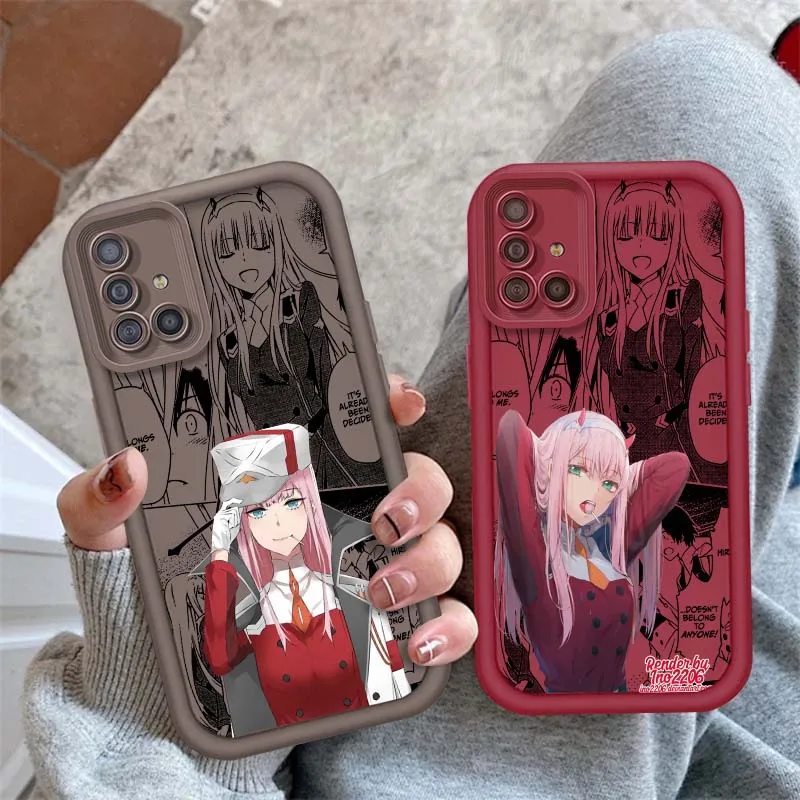 

Darling In The Franxx Zero Two For Samsung A73 A72 A56 A55 A54 A53 A35 A32 A25 A24 A23 A21s A14 A05 5G Eye Ladder Phone Case