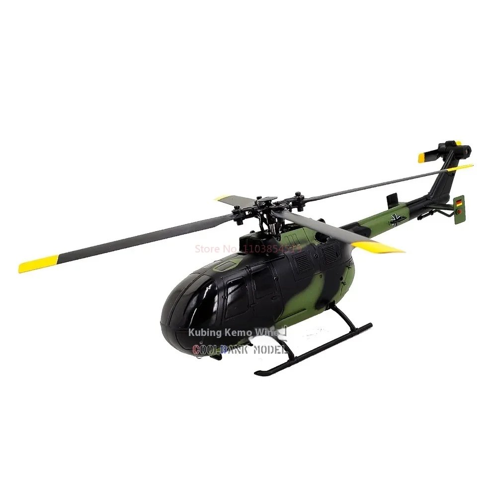 C186 BO-105 Vierweg Single Paddle Rolroer Gratis Afstandsbediening Helikopter 6-assige Gyroscoop Gewapende Vliegtuigen Simulatie Model Speelgoed