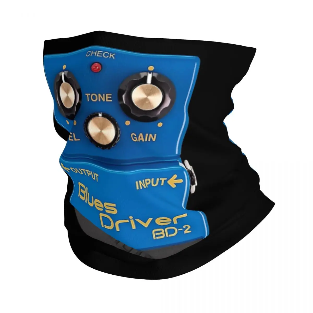 Boss Blues Driver BD-2, Overdrive Bluesbreaker, Pedal de guitarra, Bandana sucia, polaina de cuello, bufanda facial impresa, pasamontañas para ciclismo, Unisex