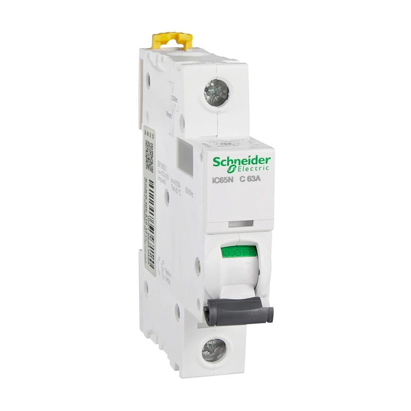 Schneider Electric Acti9 iC65N 1P MCB Miniature Circuit Breaker C 1A 2A 3A 4A 6A 8A 10A 16A 20A 25A 32A 40A 50A 63A Air Switch