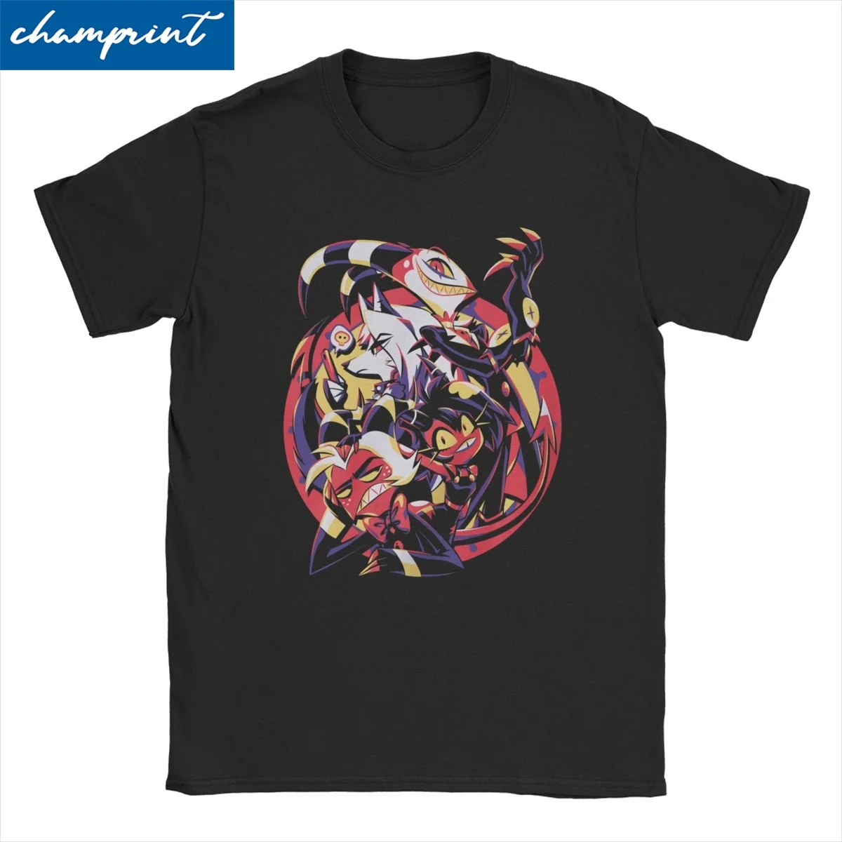 تي شيرت Helluva Boss للرجال والنساء ، تي شيرت من القطن الخالص ، أكمام قصيرة ، موضة ، ملابس أنيمي ، moxie ، Millie ، Loona ، 6XL #1