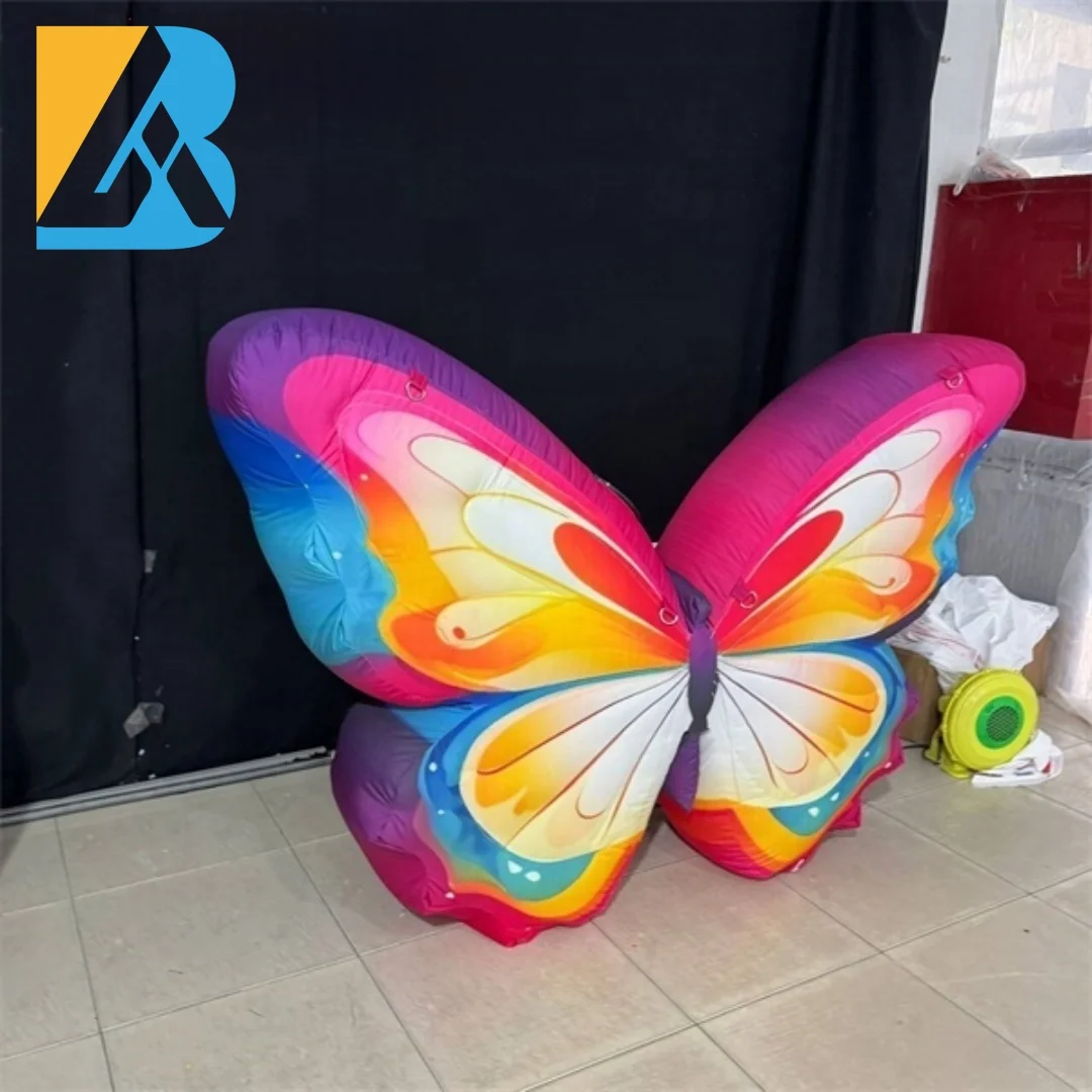 Customized Butterfly Party Large Airblown Butterfly Design for Event Decor Toy