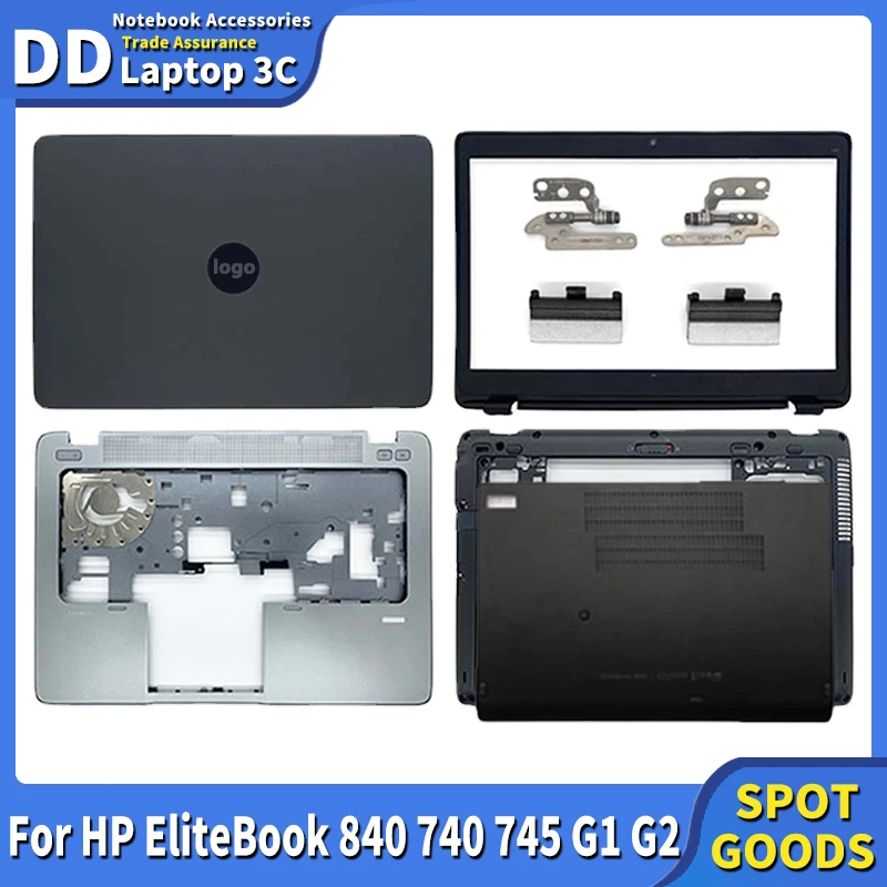 

New For HP EliteBook 840 740 745 G1 G2 Laptop LCD Back Cover Front Bezel Palmrest Bottom Case Door Cover 779682-001 730949-001