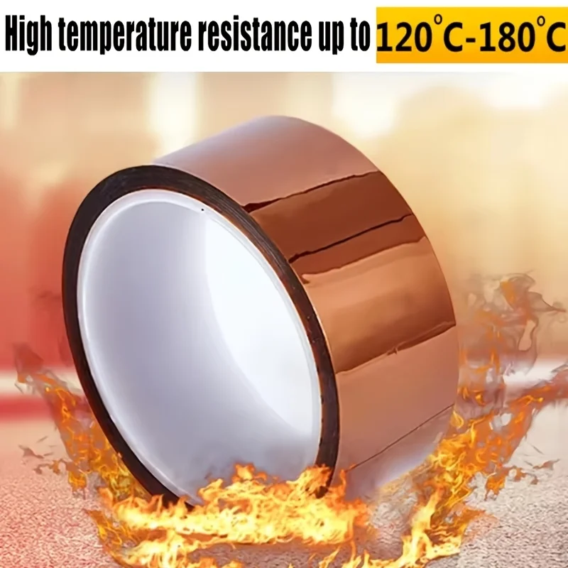 5-50mm High Temperature Tape PI Polyimide Adhesive Insulating Adhesive Tape Heat Tape for Board Protection Gold Finger Tape image 6