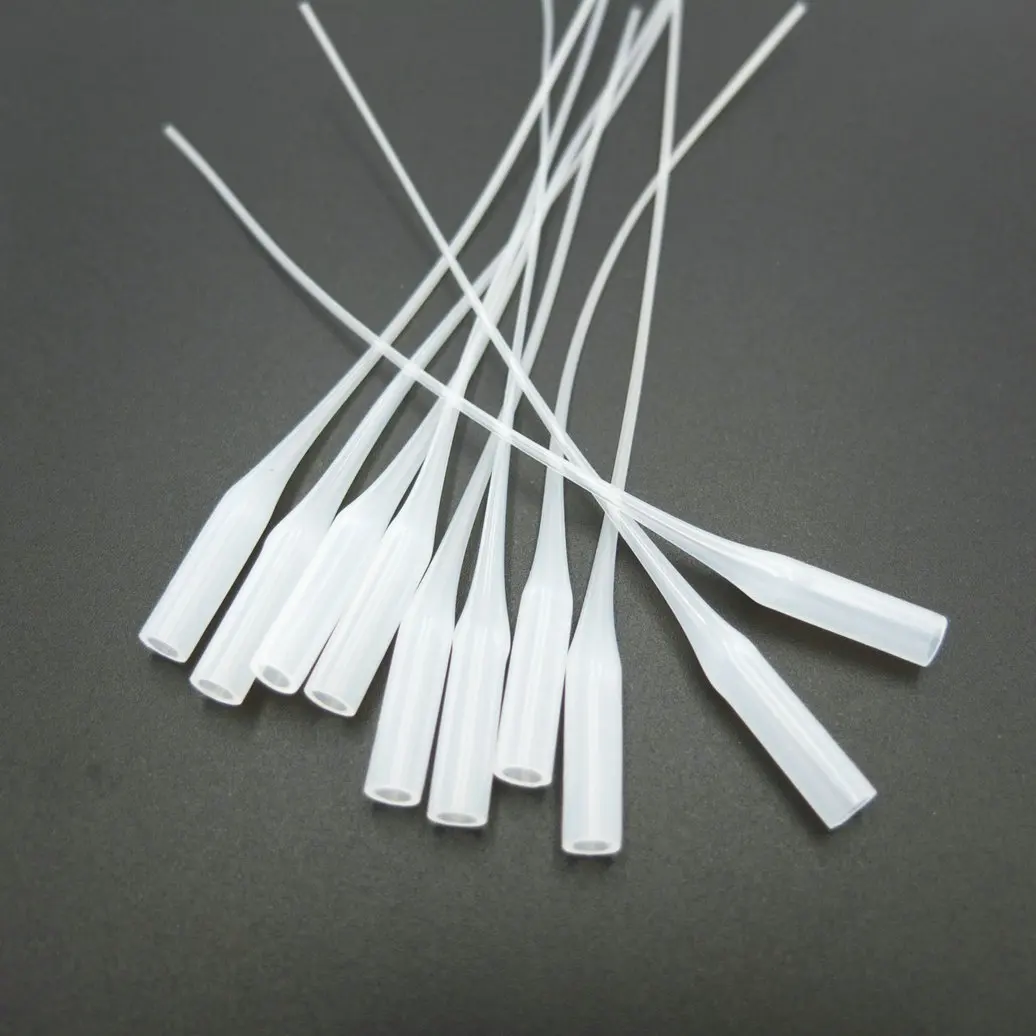 Glue Tips, 100pcs Nylon Glue Micro-Tips Glue Extender Precision CA Glue Applicator for Arts Crafts Hobby Projects Guitar