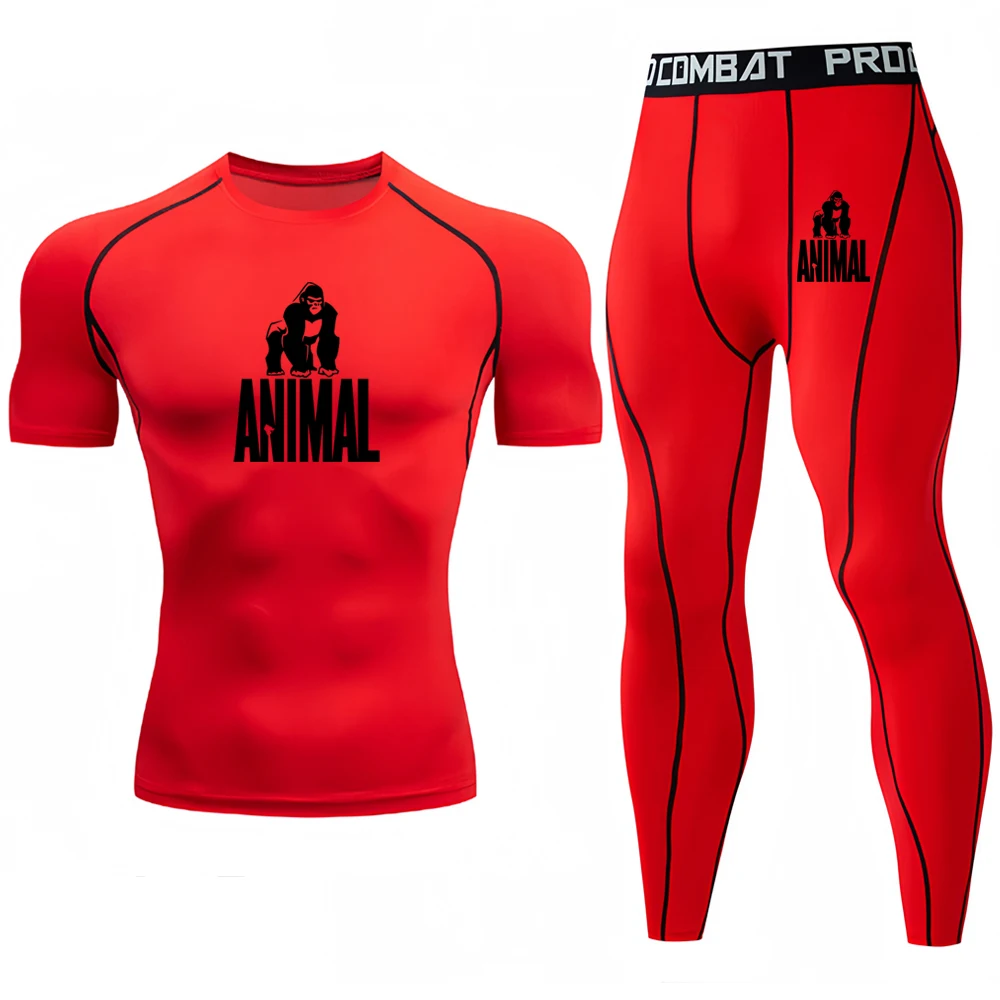 

Компрессионная Спортивная одежда для фитнеса, тренажерного зала, трико, тренировочная одежда, тренировочный спортивный комплект для бега, тренировочный костюм для мужчин