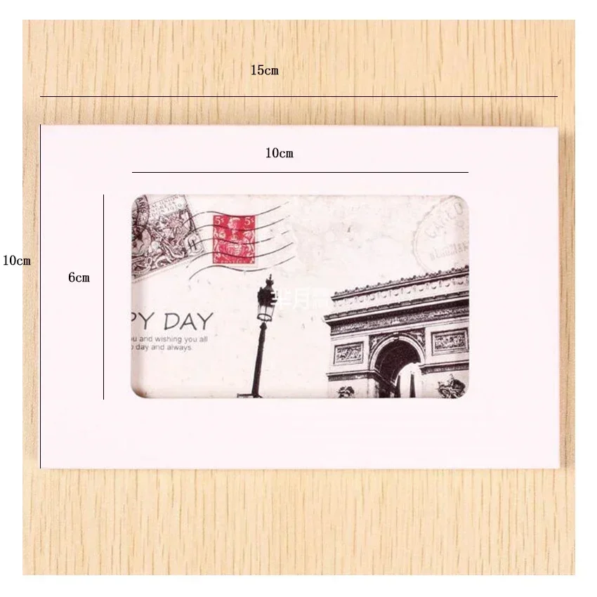 50PCS Photo Vintage Cutout Design Envelope Packaging Postcard Kraft Black/White/Brown Greeting Box Postcard Bag