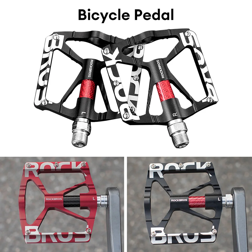 2 قطعة دواسات الدراجة 9/16 بوصة تحمل المضادة للانزلاق دواسات الدراجة الجبلية الطريق باستخدام الحاسب الآلي دواسات الدراجة من سبائك الألومنيوم