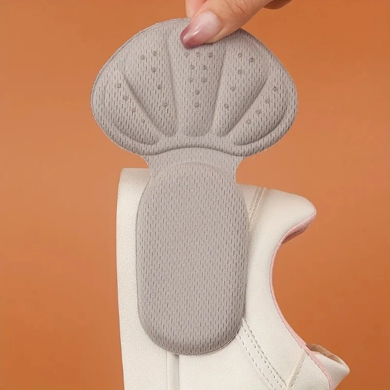 ​ T자형 젤 힐 통증 완화 인서트 운동화용 미끄럼 방지 쿠션 패드 발 관리 충격 흡수 편안한 지지 ​