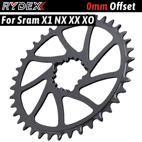 RYDEX For Sram Direct Mount Chainring 3 Bolt 34 Teeth 38tooth 36 38 40 Teeth 36T 38T MTB 0mm Offset Chainring 3bolt Single Crown