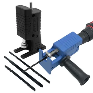 Modified electrical tool of the helical saw curve, portable electric drill of the alternative saw adapter for the wooden pvc steel pipe cutting 11 Main Sales Serra Tico Eletrica - №5