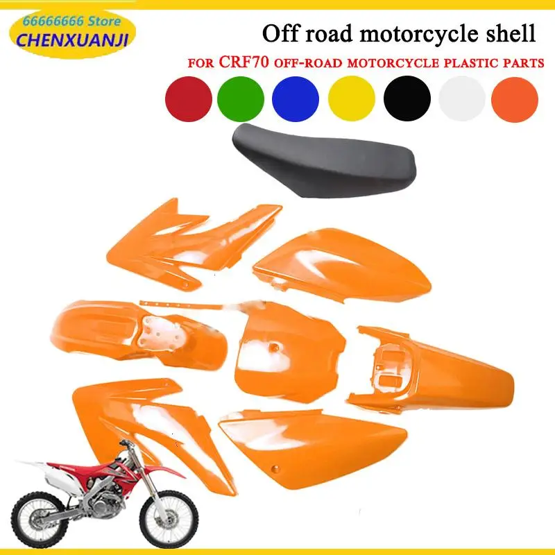 Carenados de Plástico para Motocicleta Todoterreno 70 CRF70 110cc 125 150cc 160cc PIT Dirt Bike Pitpro Atomik, Juego Completo de Plásticos