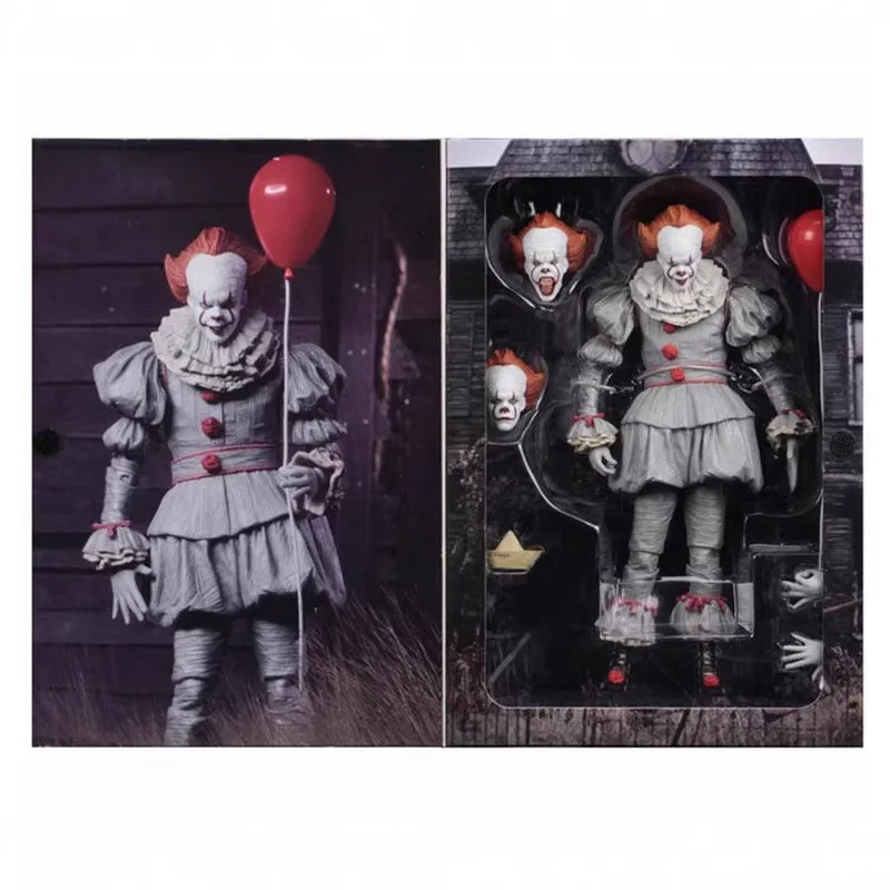 

Neca It Pennywise Action Figure 2017 Movie Limited Edition Deluxe Bloody 3d Horror Collectible Doll Model For Movie Collectors