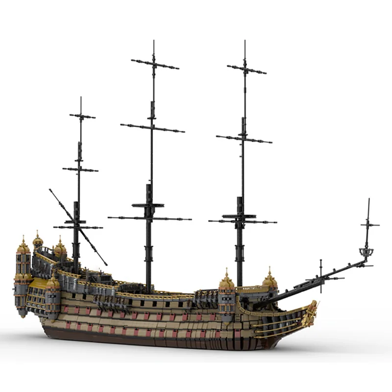 

15684 шт. средневековые карибские пираты MOC Тихая Мэри модель парусного корабля DIY творческие идеи детские игрушки сборка головоломка подарок на день рождения